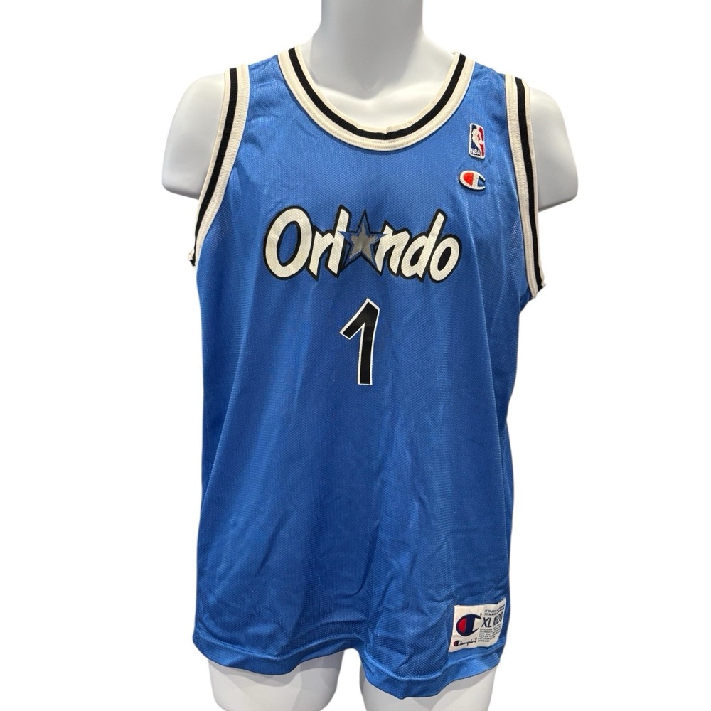 Vintage Champion Orlando Magic #1 Hardaway Jersey Youth XL (18‑20) / Men's Small